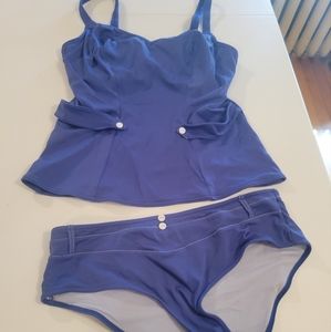 Beautiful Blue Freya 32FF Tankini and M bottoms
